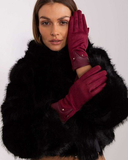 Elegant Touchscreen Floral Gloves