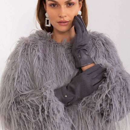 Elegant Touchscreen Floral Gloves