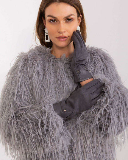 Elegant Touchscreen Floral Gloves