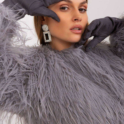 Elegant Touchscreen Floral Gloves