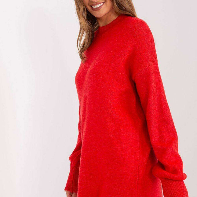 Elegant Round Neck Long Sleeve Sweater for Women - Stylish Comfort and Versatility