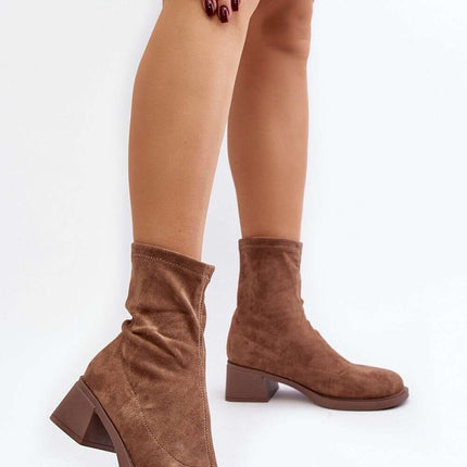 Heel boots model 189841