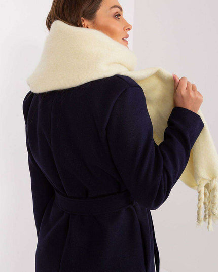 Tassel-Trimmed Cozy Winter Wrap - Stylish Versatile Scarf