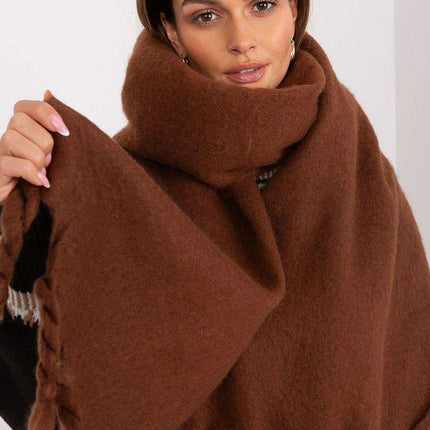 Tassel-Trimmed Cozy Winter Wrap - Stylish Versatile Scarf