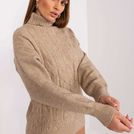 Knitted Turtleneck Pullover Sweater
