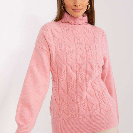 Knitted Turtleneck Pullover Sweater