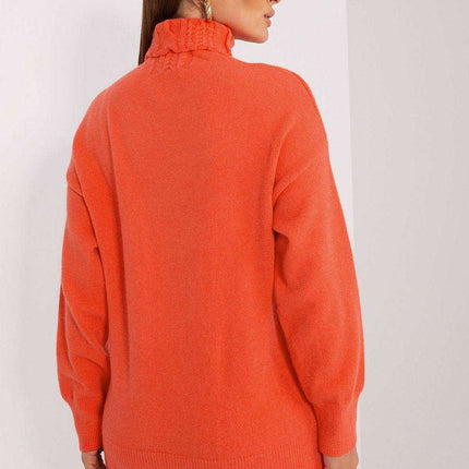 Knitted Turtleneck Pullover Sweater