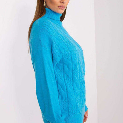 Knitted Turtleneck Pullover Sweater