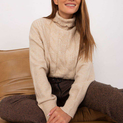 Knitted Turtleneck Pullover Sweater