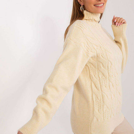 Knitted Turtleneck Pullover Sweater