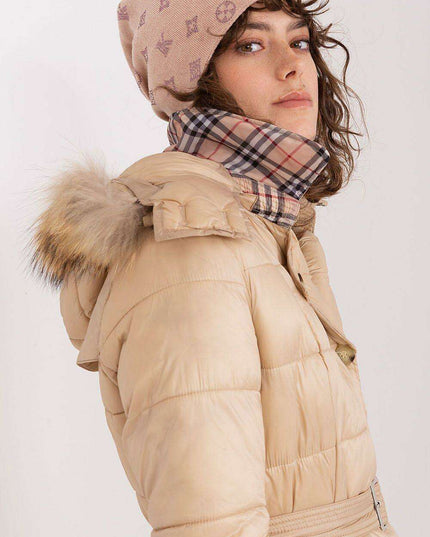 Glamorous Rhinestone-Embellished Cashmere Winter Beanie Hat