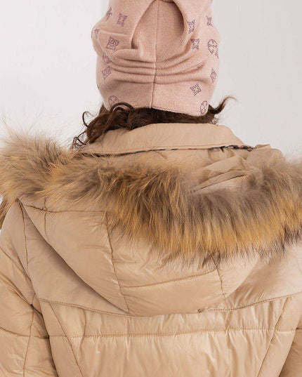 Glamorous Rhinestone-Embellished Cashmere Winter Beanie Hat