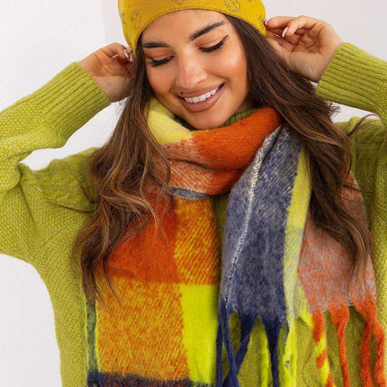 Glamorous Rhinestone-Embellished Cashmere Winter Beanie Hat