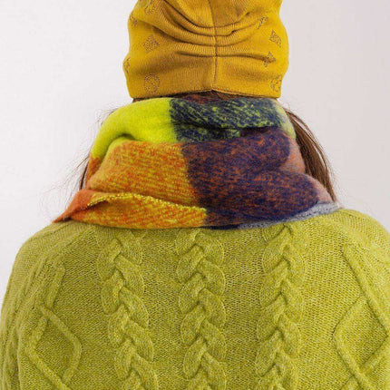 Glamorous Rhinestone-Embellished Cashmere Winter Beanie Hat