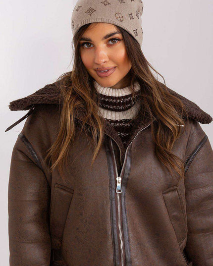 Glamorous Rhinestone-Embellished Cashmere Winter Beanie Hat