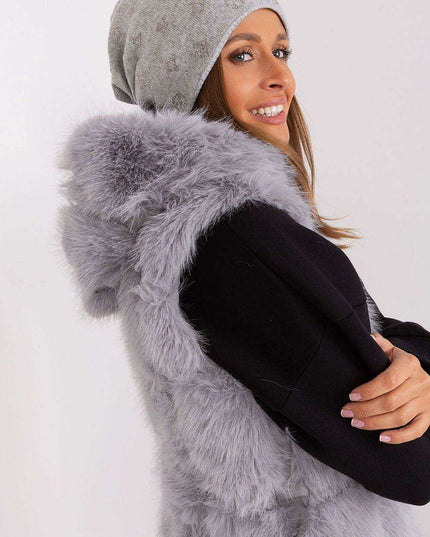 Glamorous Rhinestone-Embellished Cashmere Winter Beanie Hat