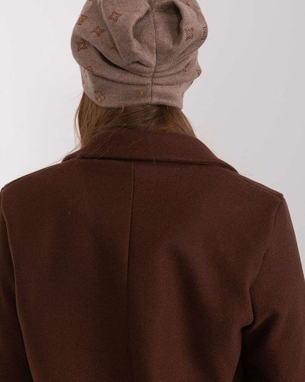 Glamorous Rhinestone-Embellished Cashmere Winter Beanie Hat