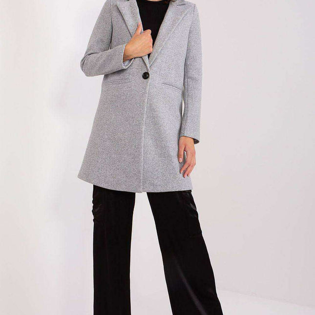 Elegant Allure: Women's Classic Polyester Coat