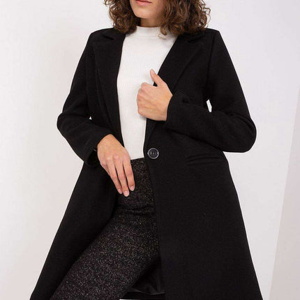 Elegant Allure: Women's Classic Polyester Coat