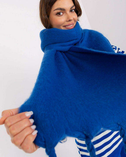 Tassel-Trimmed Cozy Winter Wrap - Stylish Versatile Scarf