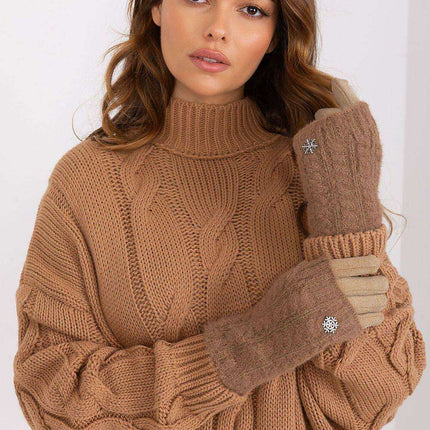 Chic Touchscreen Floral Insulated Gloves