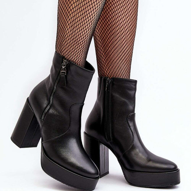 Heel boots model 190201