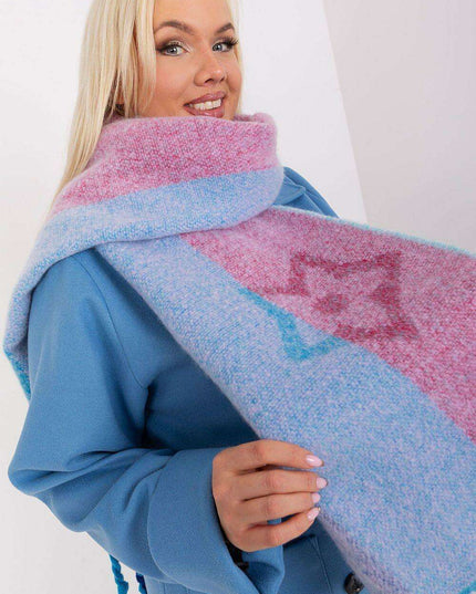 Autumn Striped Shawl with Elegant Tassels – Versatile Women’s Wrap