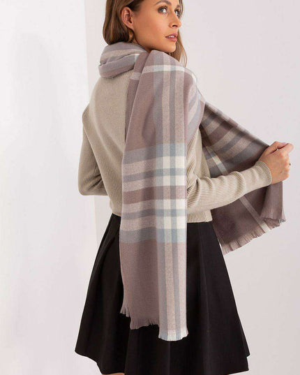 Chic Plaid Winter Scarf