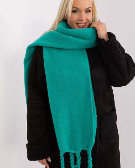 Tassel-Trimmed Cozy Winter Wrap - Stylish Versatile Scarf