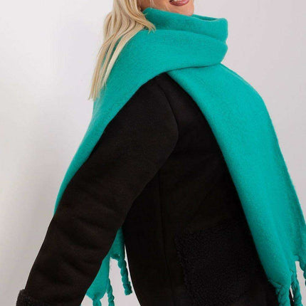 Tassel-Trimmed Cozy Winter Wrap - Stylish Versatile Scarf