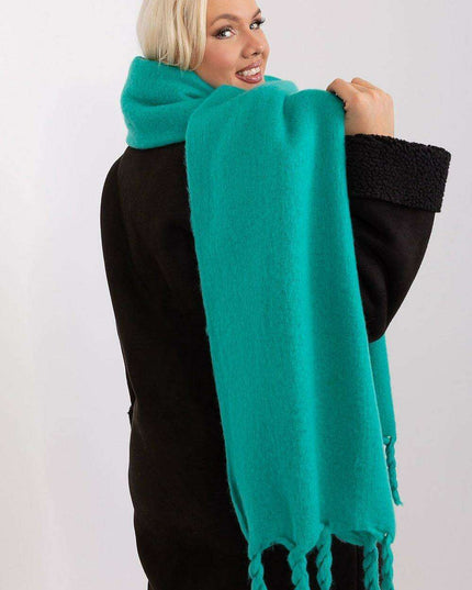 Tassel-Trimmed Cozy Winter Wrap - Stylish Versatile Scarf
