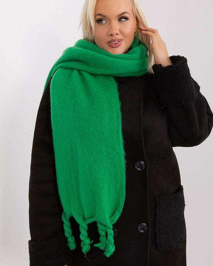 Tassel-Trimmed Cozy Winter Wrap - Stylish Versatile Scarf