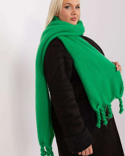 Tassel-Trimmed Cozy Winter Wrap - Stylish Versatile Scarf