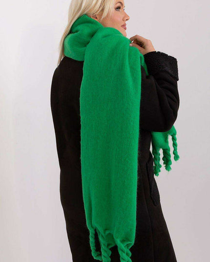 Tassel-Trimmed Cozy Winter Wrap - Stylish Versatile Scarf