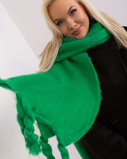 Tassel-Trimmed Cozy Winter Wrap - Stylish Versatile Scarf