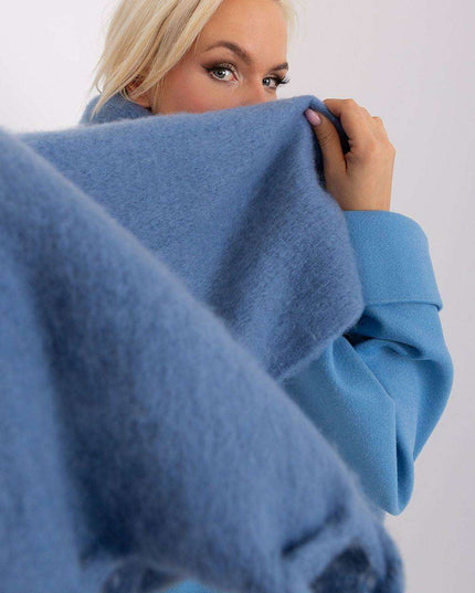 Tassel-Trimmed Cozy Winter Wrap - Stylish Versatile Scarf