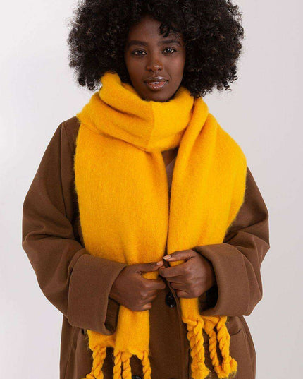 Tassel-Trimmed Cozy Winter Wrap - Stylish Versatile Scarf
