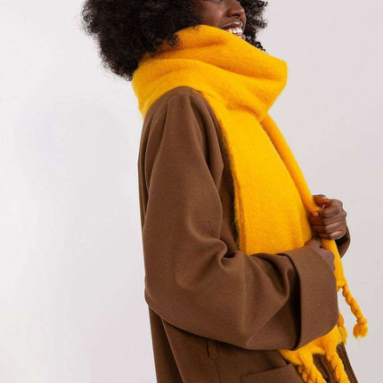 Tassel-Trimmed Cozy Winter Wrap - Stylish Versatile Scarf