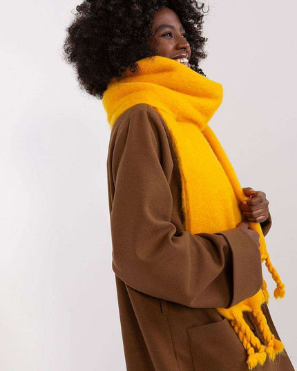 Tassel-Trimmed Cozy Winter Wrap - Stylish Versatile Scarf