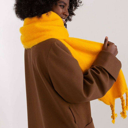 Tassel-Trimmed Cozy Winter Wrap - Stylish Versatile Scarf