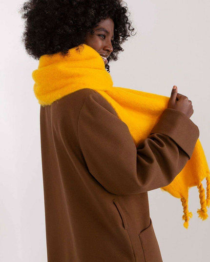 Tassel-Trimmed Cozy Winter Wrap - Stylish Versatile Scarf