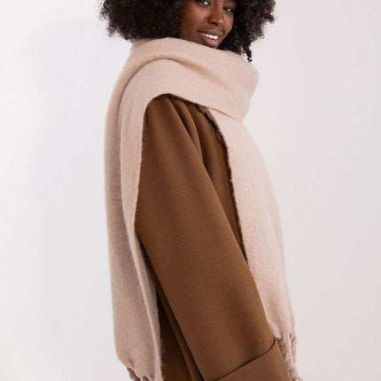 Tassel-Trimmed Cozy Winter Wrap - Stylish Versatile Scarf