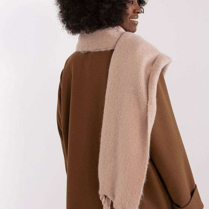 Tassel-Trimmed Cozy Winter Wrap - Stylish Versatile Scarf