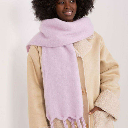 Tassel-Trimmed Cozy Winter Wrap - Stylish Versatile Scarf