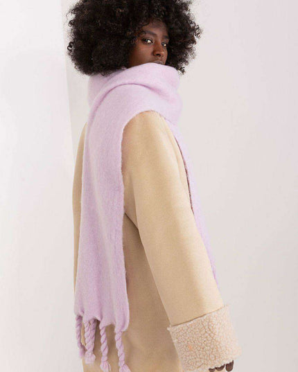 Tassel-Trimmed Cozy Winter Wrap - Stylish Versatile Scarf