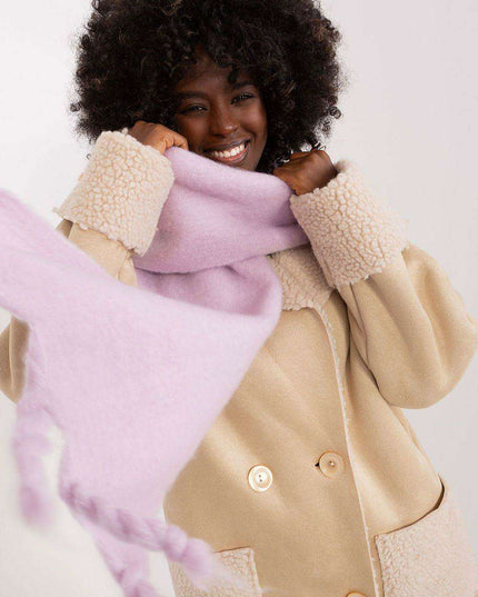 Tassel-Trimmed Cozy Winter Wrap - Stylish Versatile Scarf