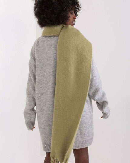 Tassel-Trimmed Cozy Winter Wrap - Stylish Versatile Scarf