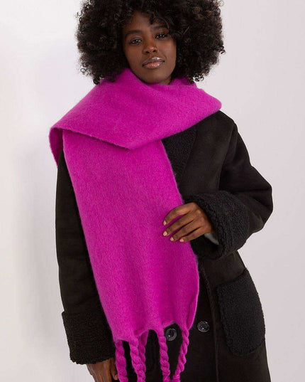 Tassel-Trimmed Cozy Winter Wrap - Stylish Versatile Scarf