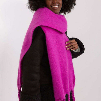 Tassel-Trimmed Cozy Winter Wrap - Stylish Versatile Scarf