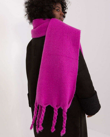 Tassel-Trimmed Cozy Winter Wrap - Stylish Versatile Scarf